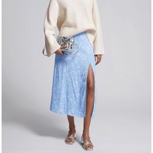 &OtherStories Floral Midi Skirt